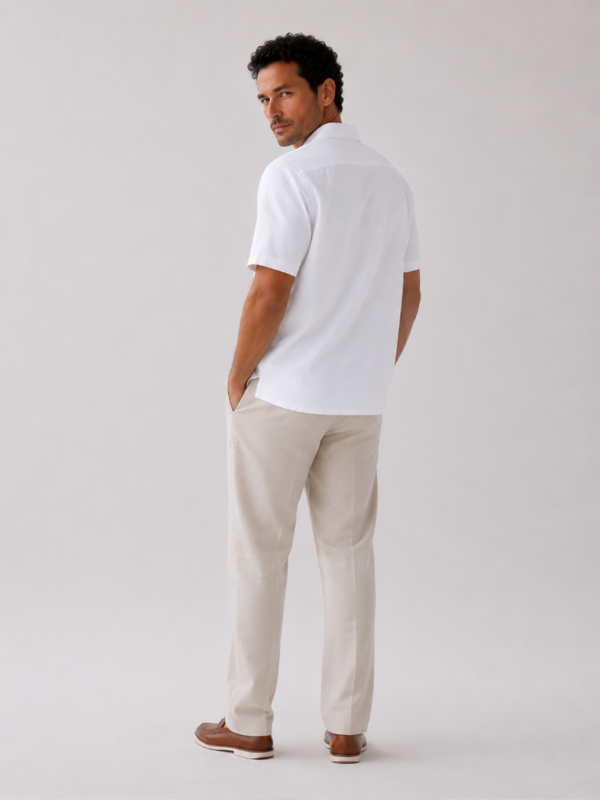 Dobby Textured Half Sleeves Shirt