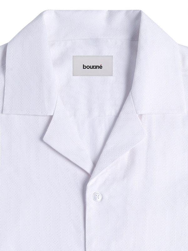 Dobby Textured Half Sleeves Shirt