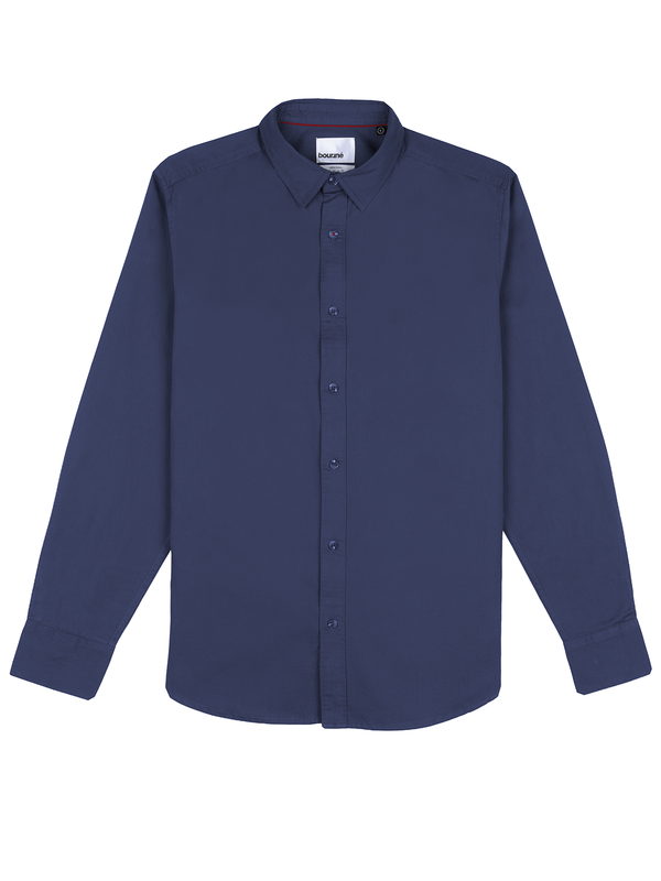 Nautica Blue Peach Cotton Shirt