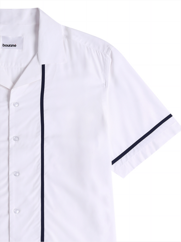 Bamboo Modal Resort Shirt - White