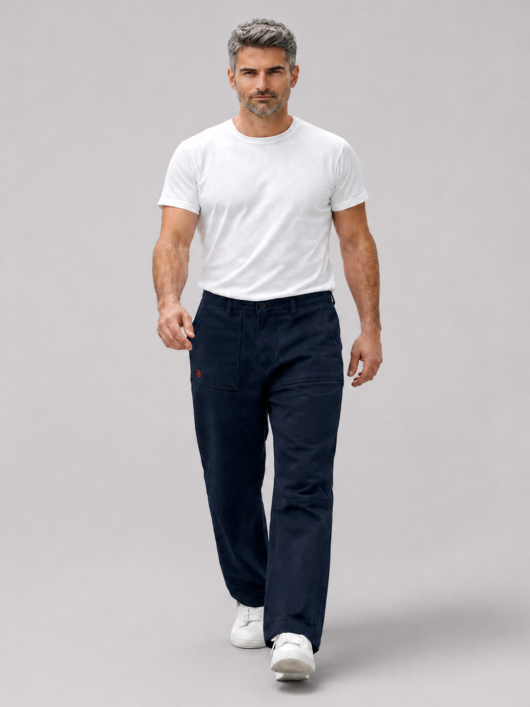 Blue Stretch Carpenter Pants