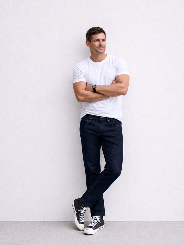 Indigo Blue Stretch Denims