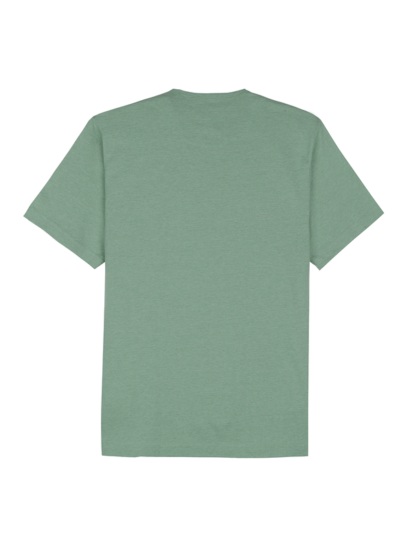 Green Pique Henley