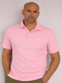 Light Coral Knit Polo