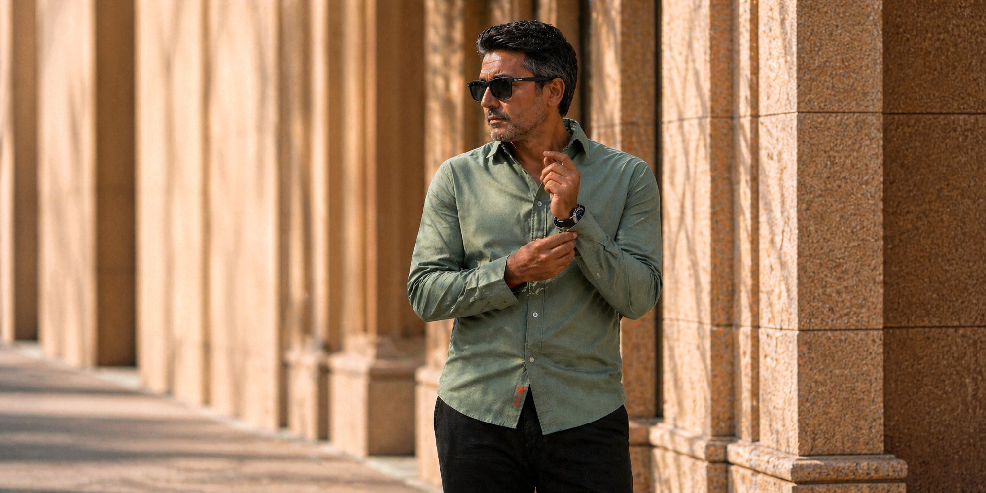Rust Linen Suit