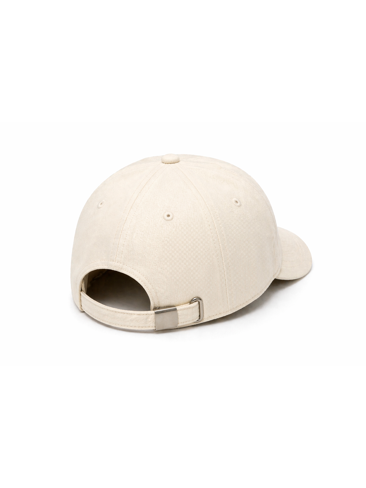 Off White Poly Cap