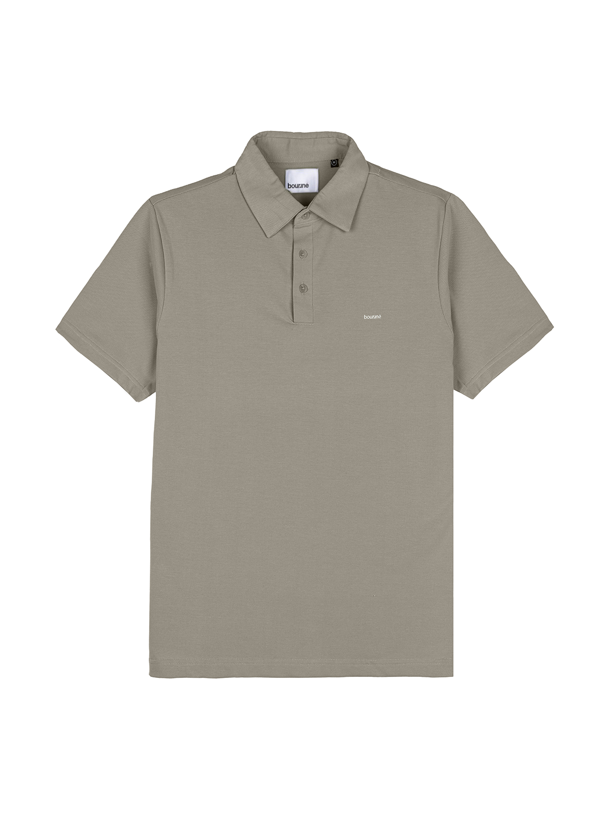 Grey Waffle Knit Polos