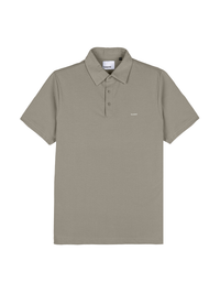 Grey Waffle Knit Polos