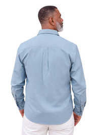 Fusion Blue Peach Cotton Shirt