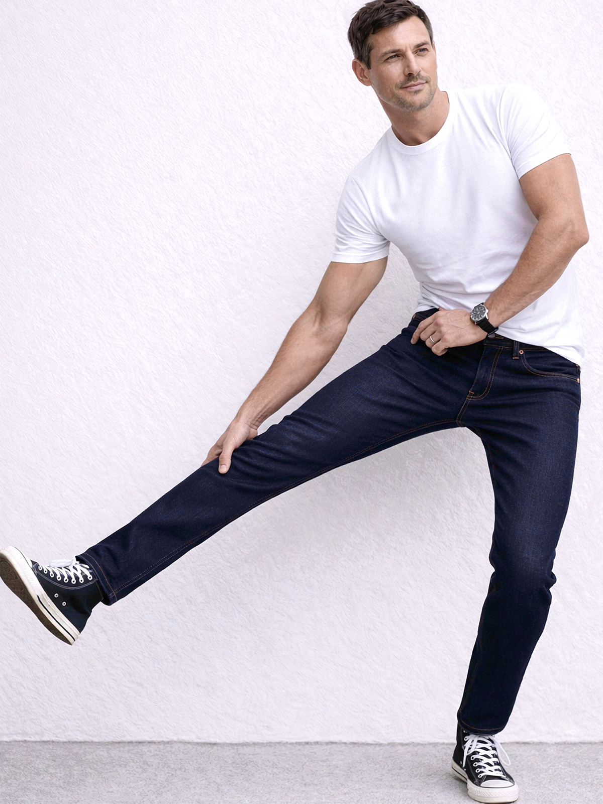 Indigo Blue Stretch Denims