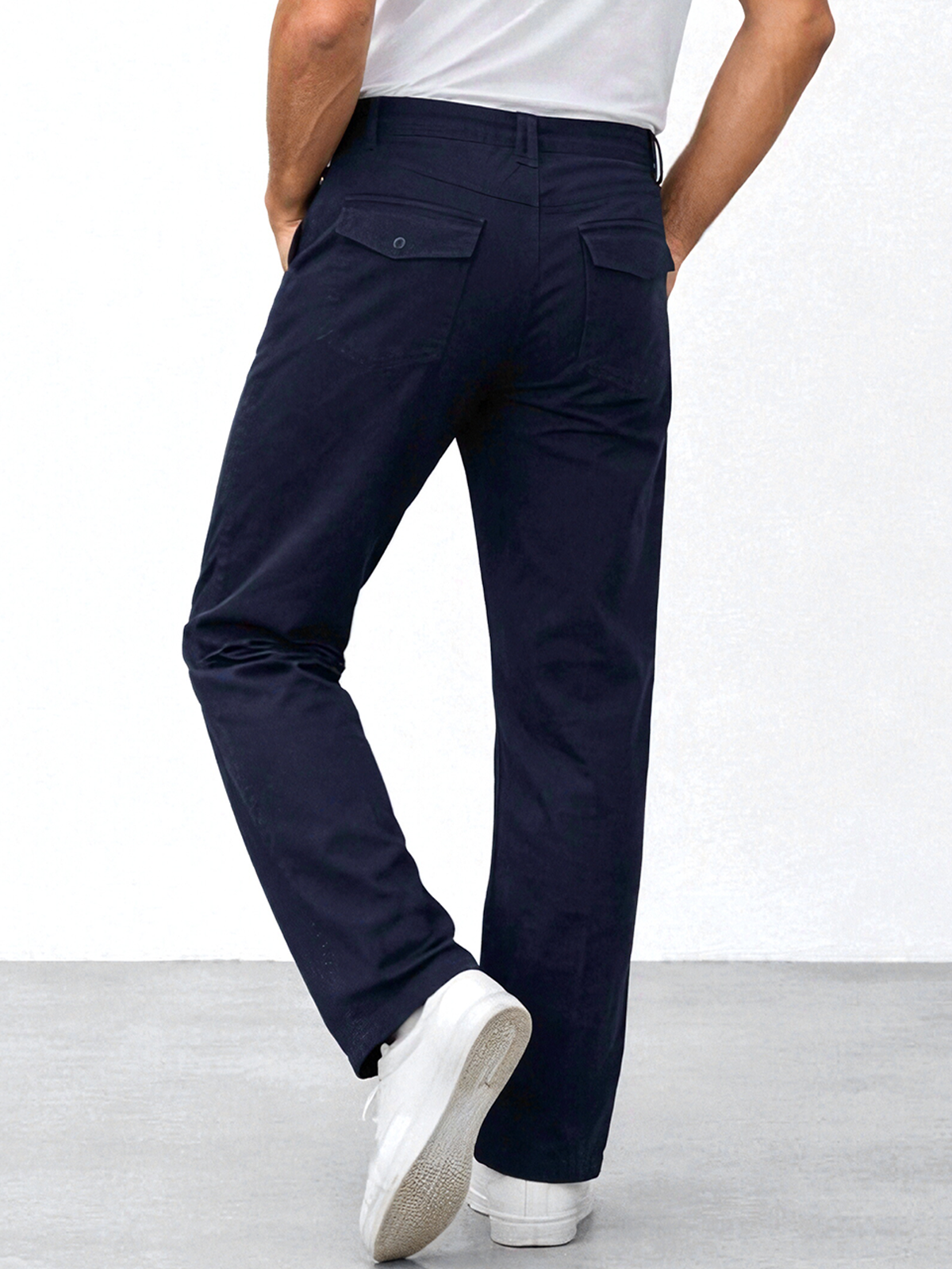 Blue Stretch Carpenter Pants