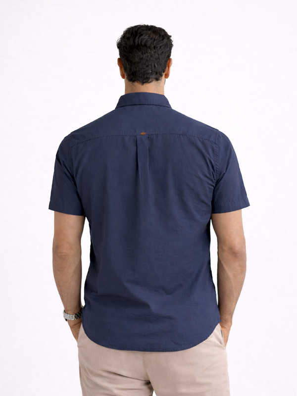 Slate Blue Stretch Utility Shirt