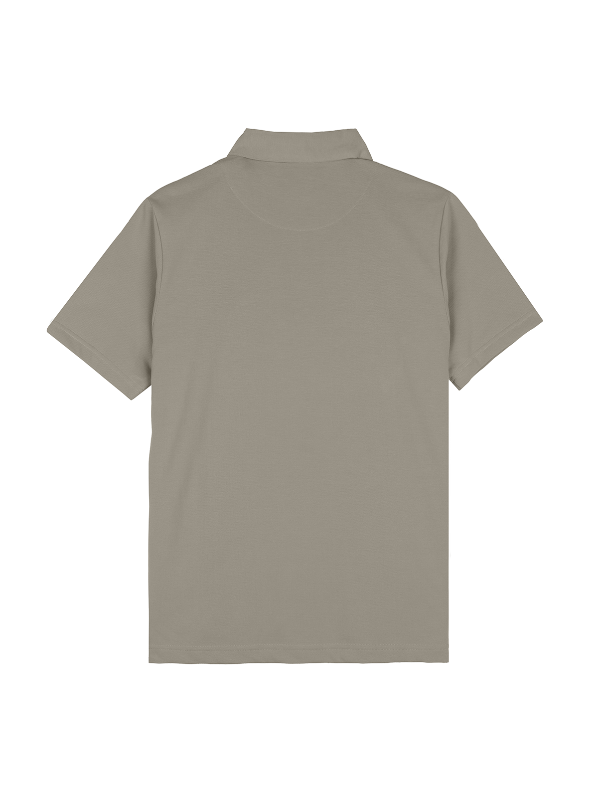 Grey Waffle Knit Polos