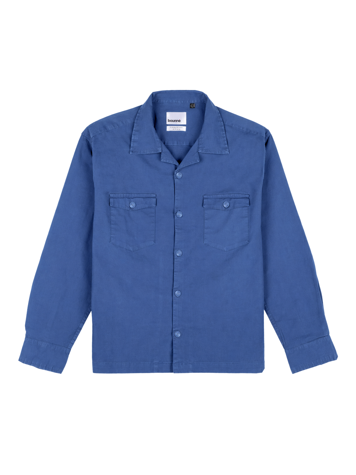 Blue Washed Stretch Shacket