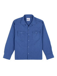 Blue Washed Stretch Shacket