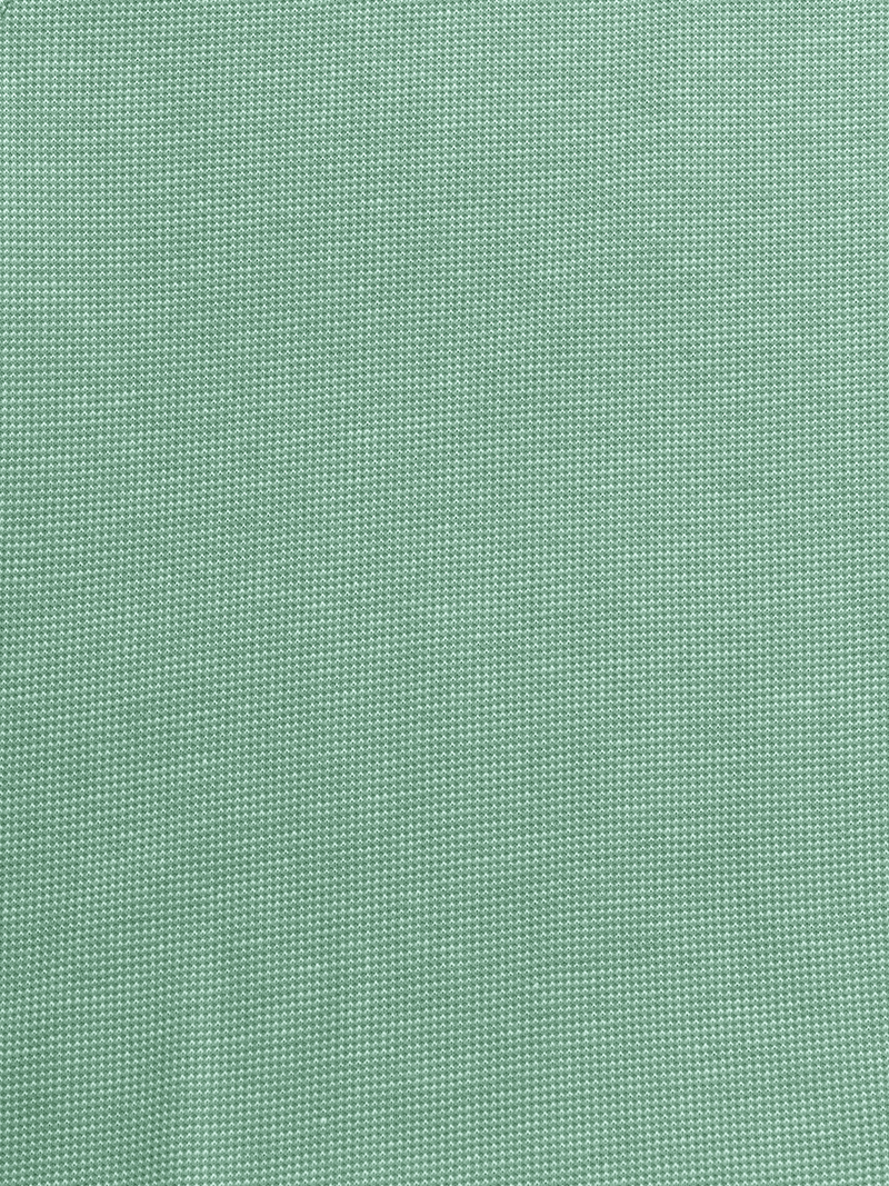 Green Pique Henley