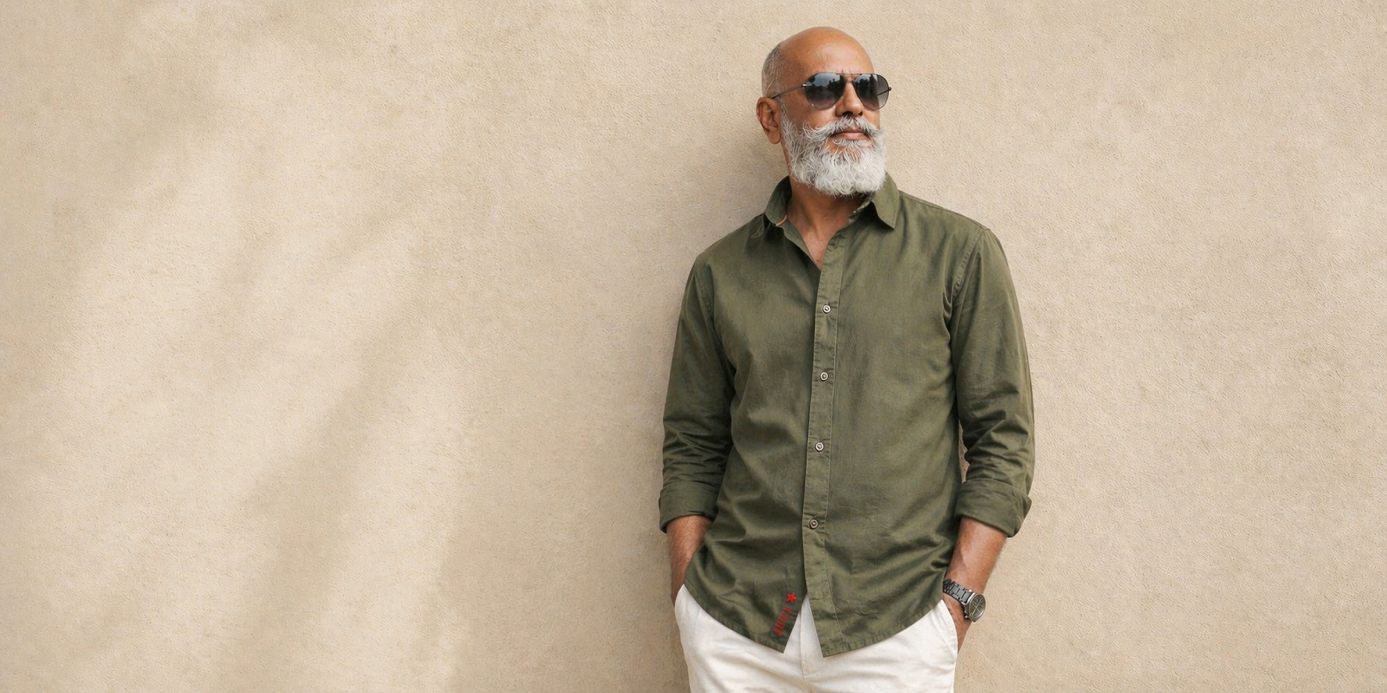 Olive Linen Suit