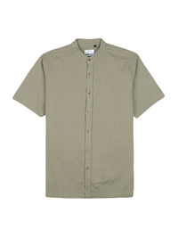 Pista Mandarin Linen Blend Shirt