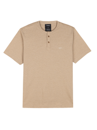 Brown Pique Henley