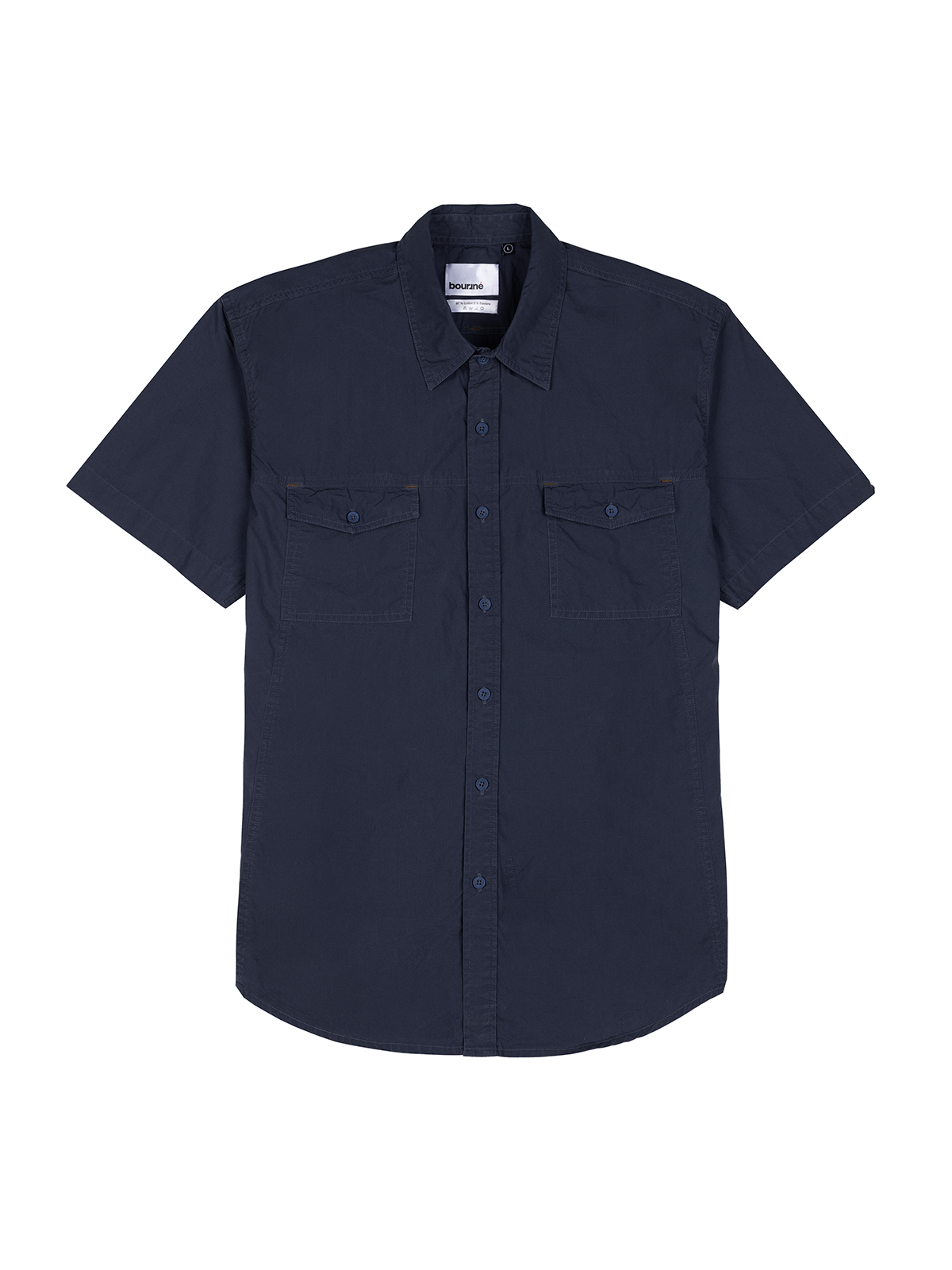 Slate Blue Stretch Utility Shirt