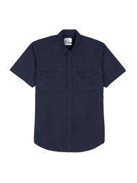 Slate Blue Stretch Utility Shirt