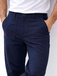 Blue Stretch Carpenter Pants