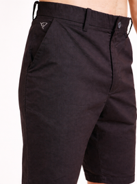 Coffee Brown Stretch Shorts
