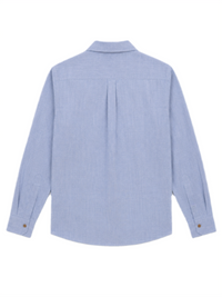 Cotton Lyocell Utility Shirt - Blue