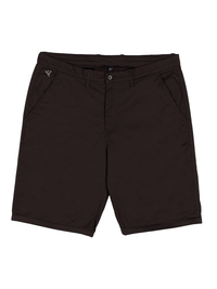 Coffee Brown Stretch Shorts