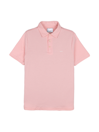 Light Coral Knit Polo