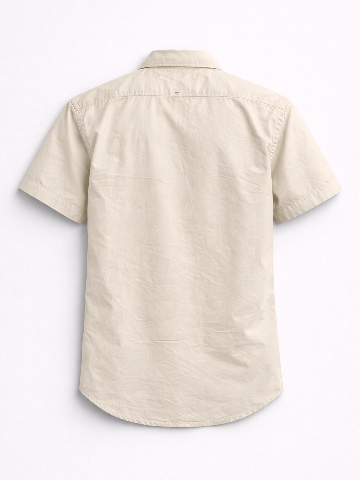 Beige Stretch Utility Shirt