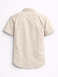 Beige Stretch Utility Shirt