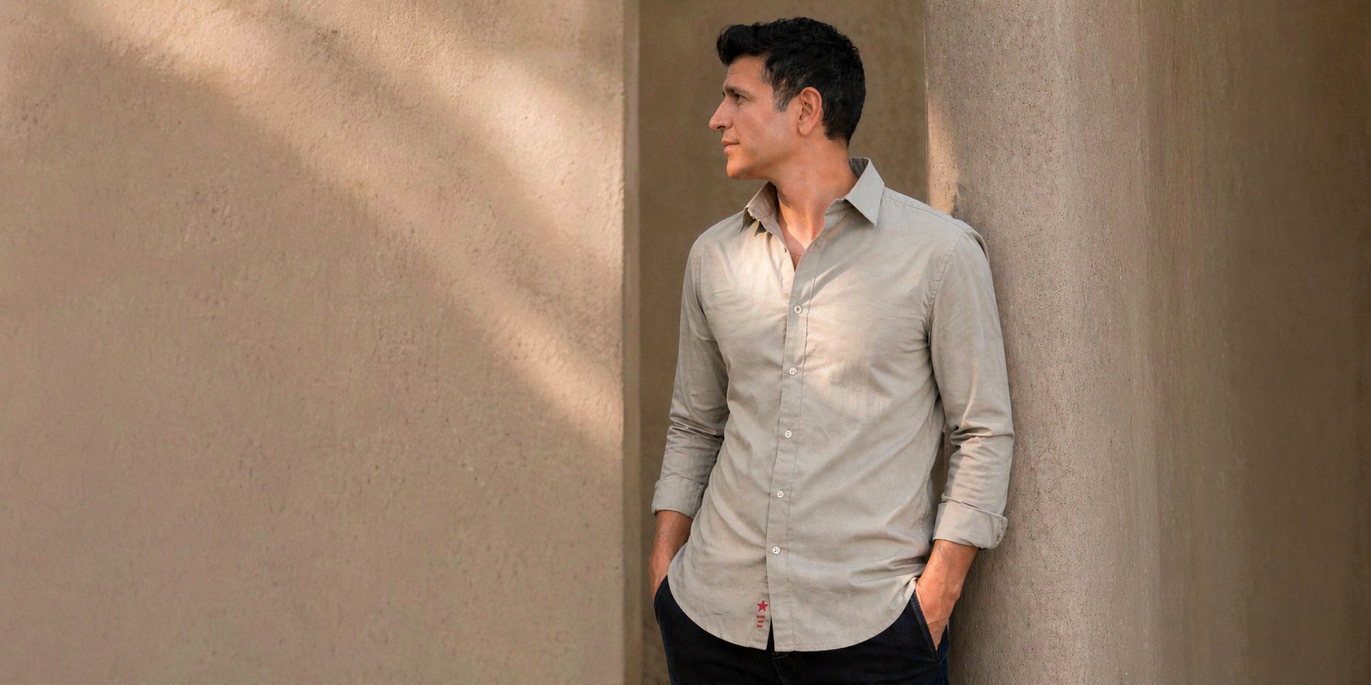 Olive Linen Suit