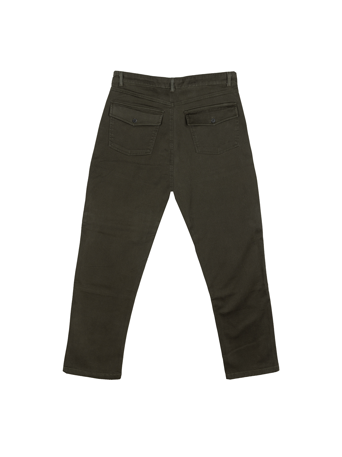 Olive Stretch Carpenter Pants