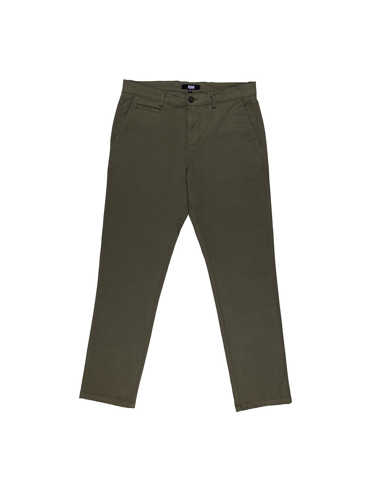 Olive Cotton Stretch Chinos
