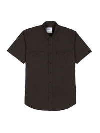Brown Stretch Utility Shirt