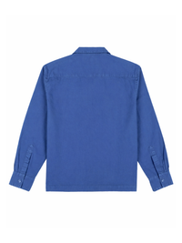 Blue Washed Stretch Shacket