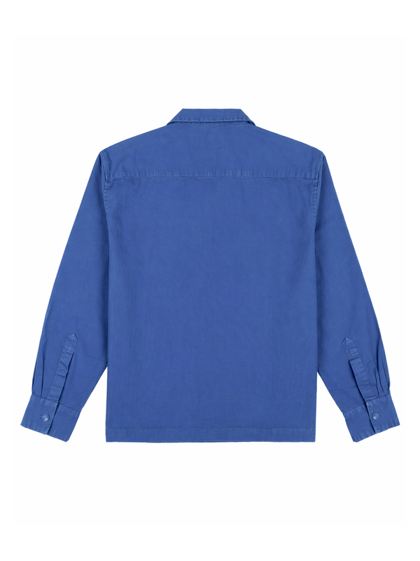 Blue Washed Stretch Shacket