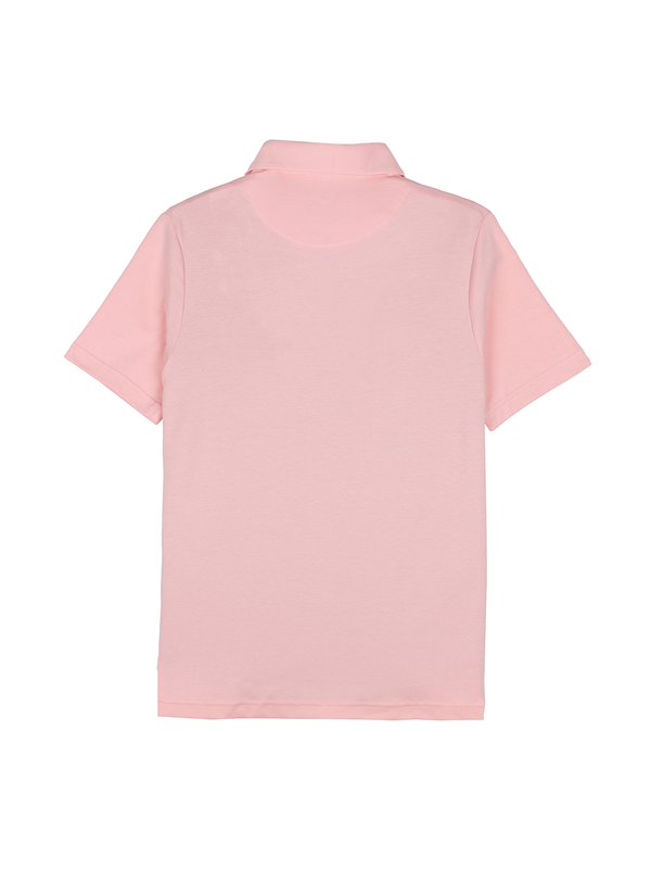 Light Coral Knit Polo