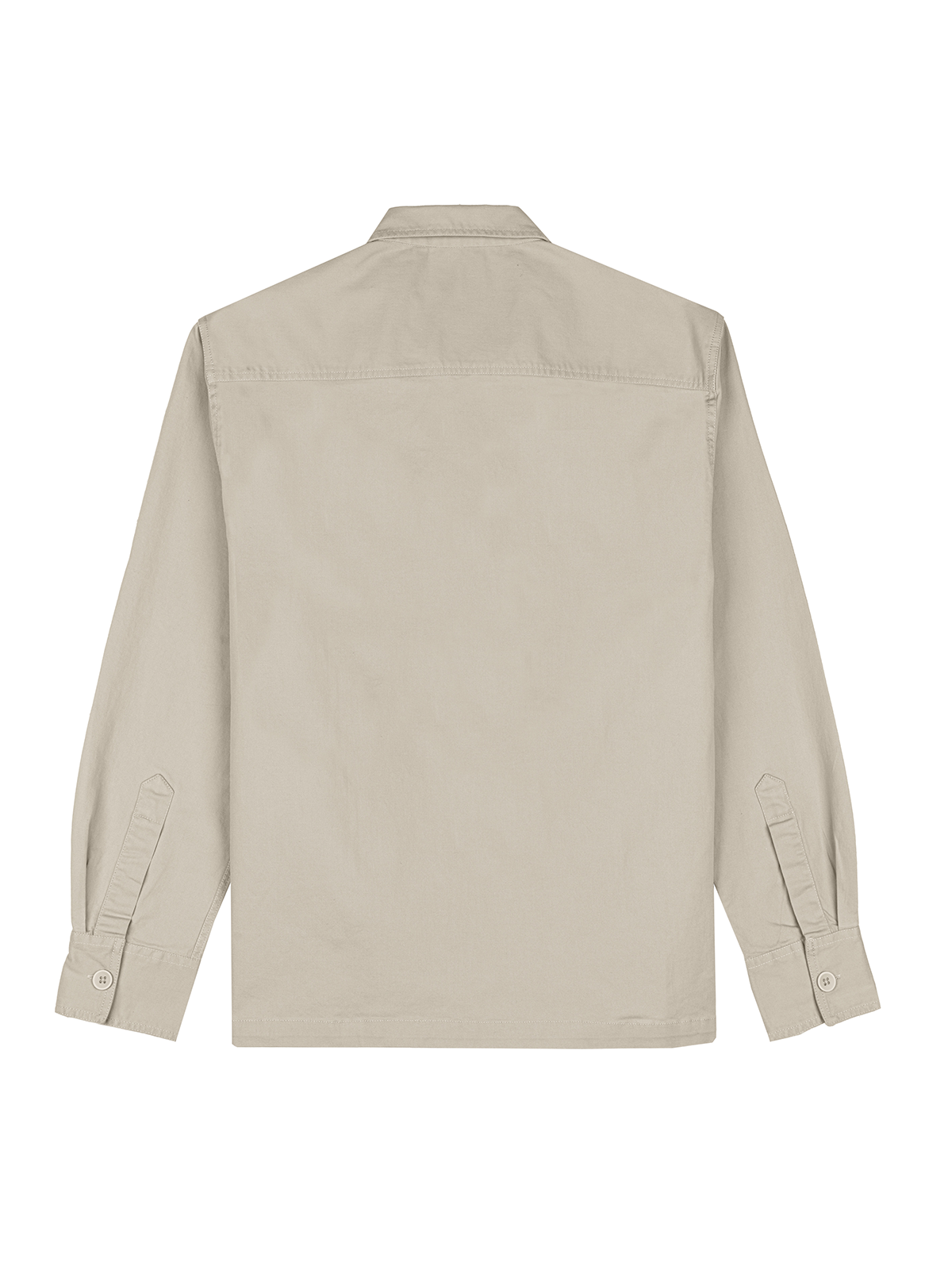 Off White Washed Stretch Shacket