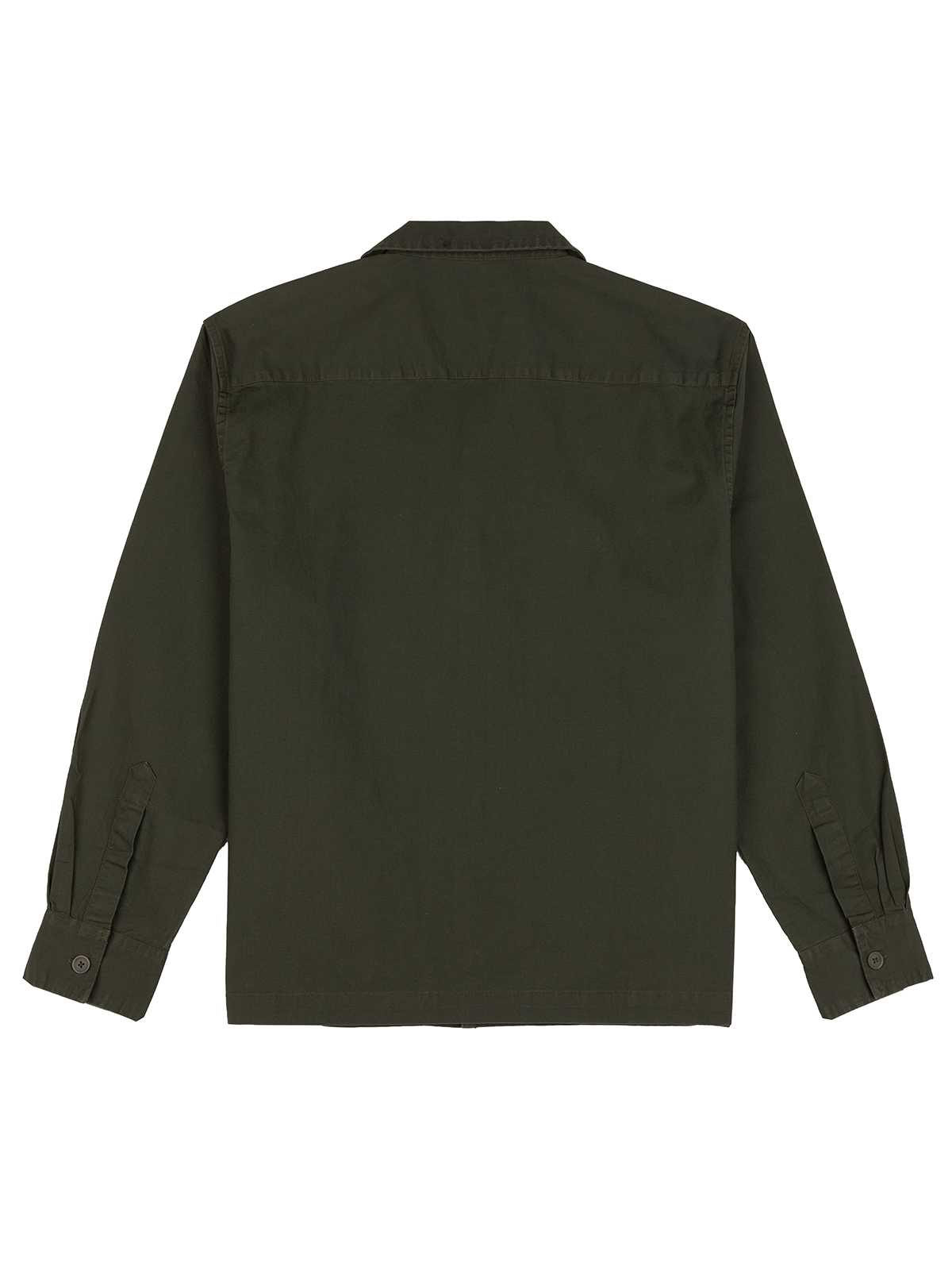 Olive Washed Stretch  Shacket
