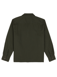 Olive Washed Stretch  Shacket