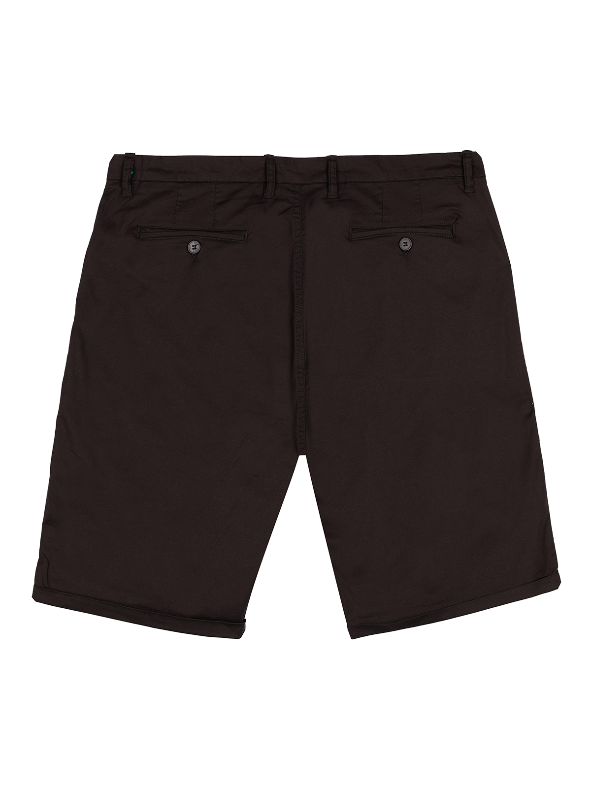 Coffee Brown Stretch Shorts