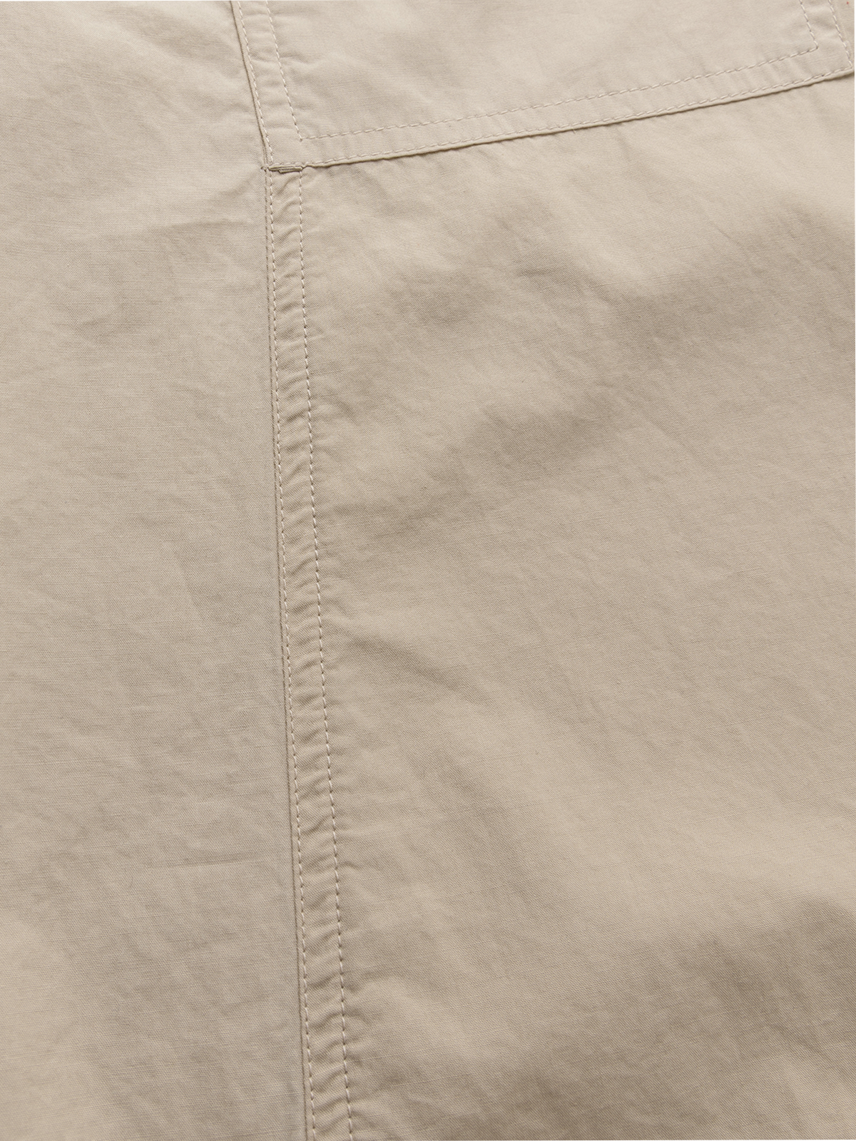Beige Stretch Utility Shirt