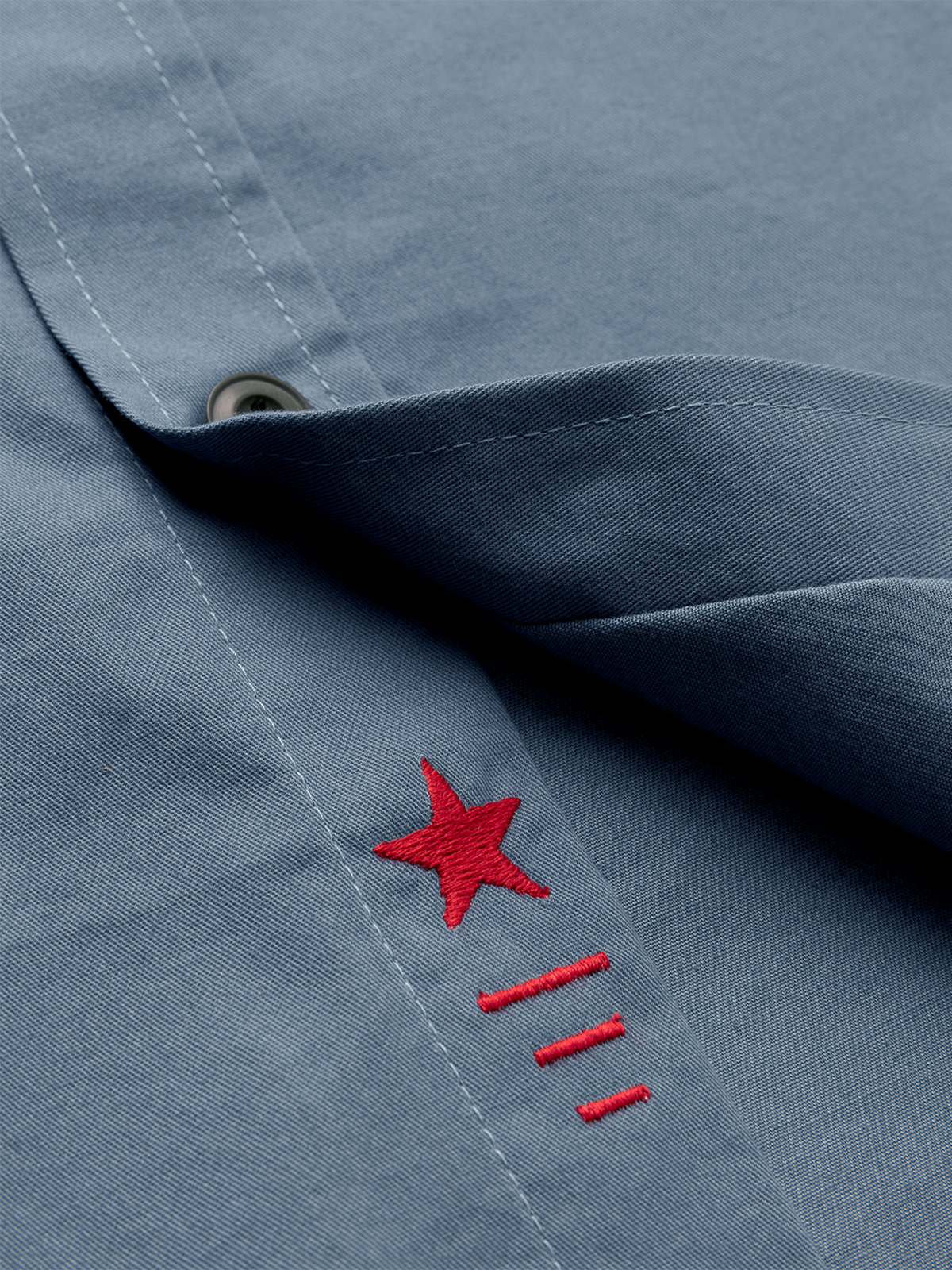 Fusion Blue Peach Cotton Shirt