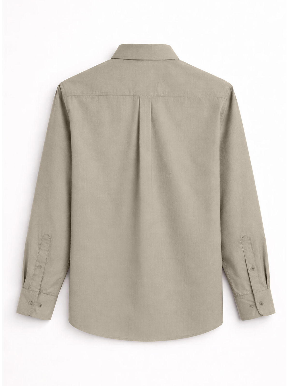 Vintage Khaki Peach Cotton Shirt