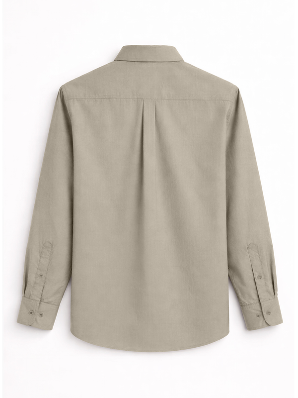 Vintage Khaki Peach Cotton Shirt