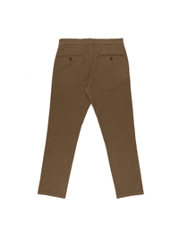 Khaki Cotton Stretch Chinos