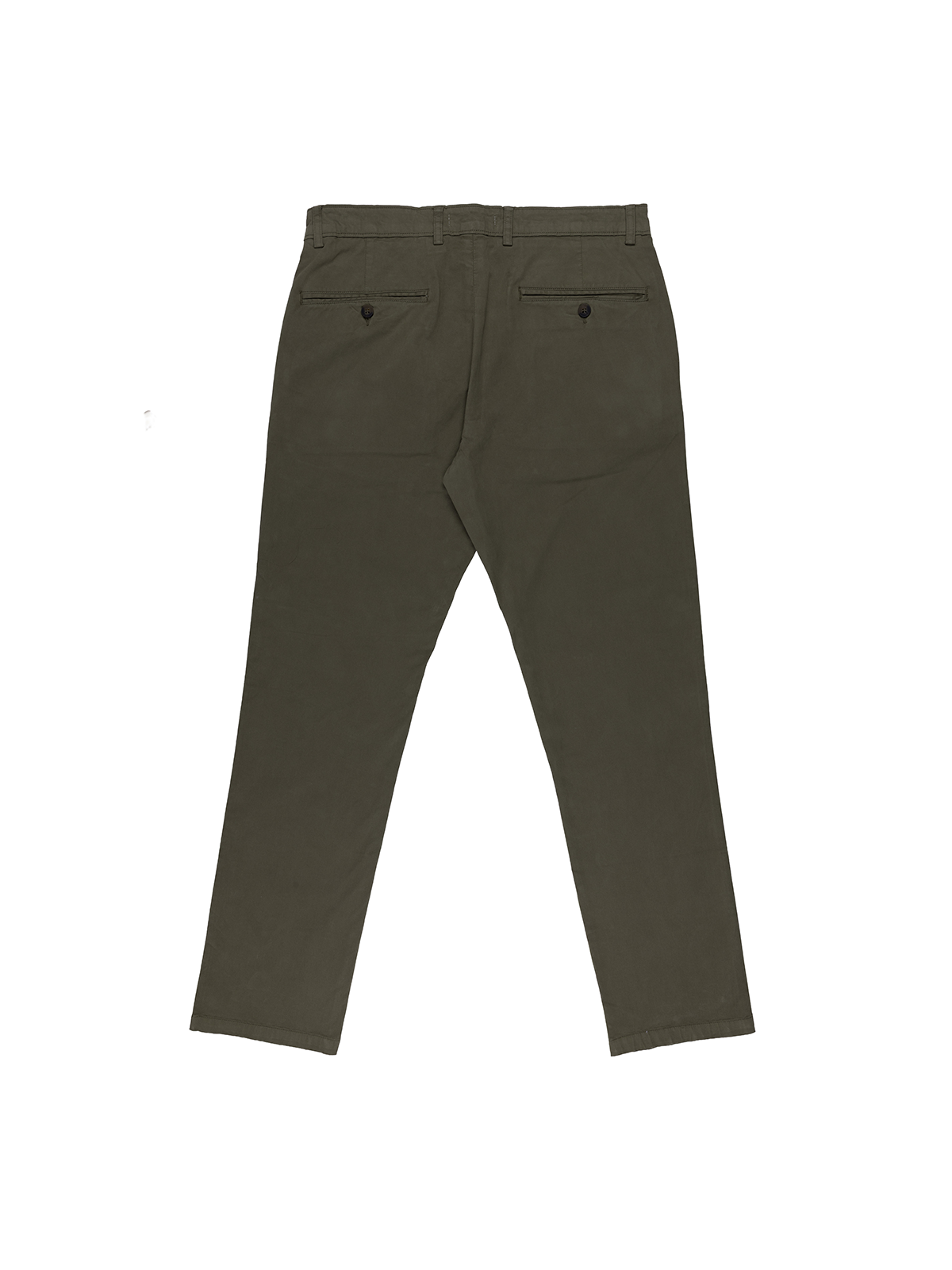 Olive Cotton Stretch Chinos