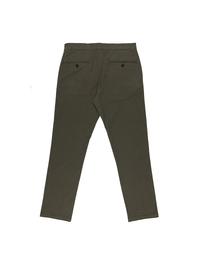 Olive Cotton Stretch Chinos